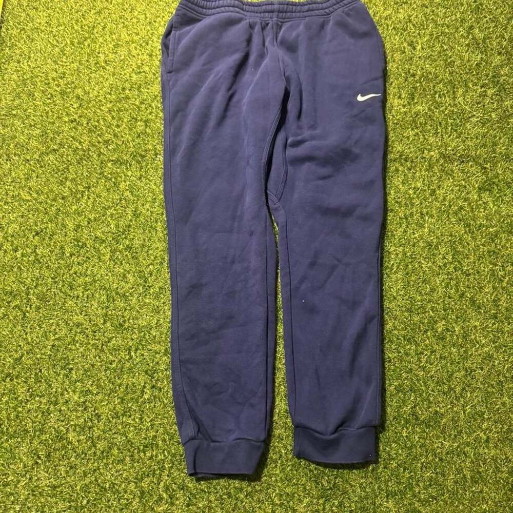 Nike navy blue sweatpants size
